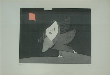 DOVA GIANNI - ROMA 1925 PISA 1991 - SENZA TITOLO – ACQUAFORTE cm 35 x 50....