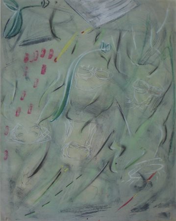 MONDINO ALDO - TORINO 1938 TORINO 2005 - COMPOSIZIONE, 1960 - TECNICA MISTA...