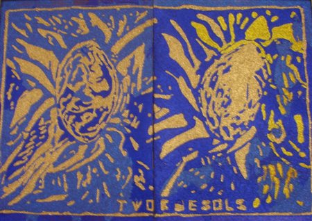 MONDINO ALDO - TORINI 1938 TORINO 2005 - TWORNESOLS, 1989 - OLIO E SMALTO SU...