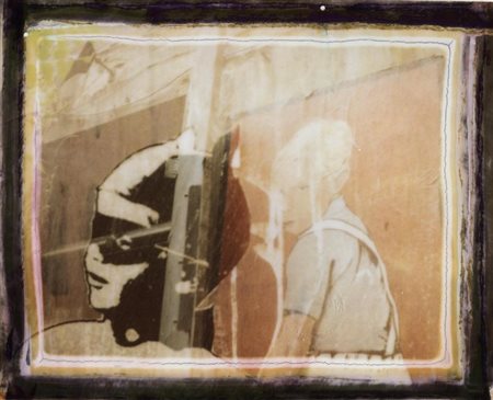 GALIMBERTI MAURIZIO - Meda 1956 - BABY BAT 3 - LAMBDA SOTTO PLEXI cm 80 x 66....