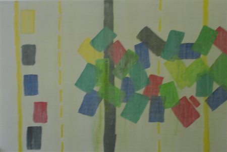 CAMPI JOHN - Pittsburgh 1972 - DURANTE IL PERCORSO, 2005 - OLIO SU TELA cm 80...