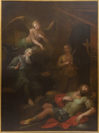 Profeta Isaia ed Ezechia morente Scuola italiana, fine XVII - inizio XVIII...