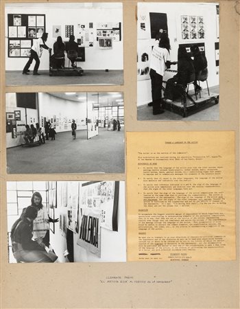 Clemente Padin (Lascano (Uruguay) 1939)  - El artista esta al servicio de la comunidad, 70s