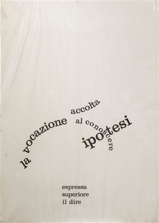Alberto Veca (Milano 1946-Milano 2009)  - La vocazione del conoscere, 1973