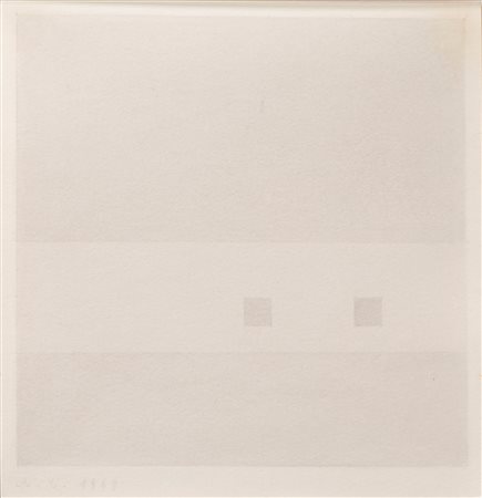 Antonio Calderara (Abbiategrasso 1903-Lago d'Orta 1978)  - Senza titolo, 1969