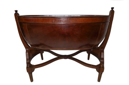 Culla in legno di mogano, Fine 19° secolo