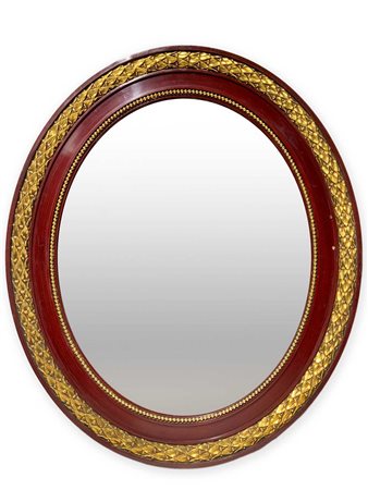 Specchiera ovale, 20° secolo