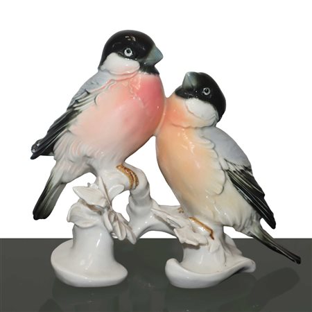Porzellanfabrik Karl Ens (1889)  - Coppia di uccellini