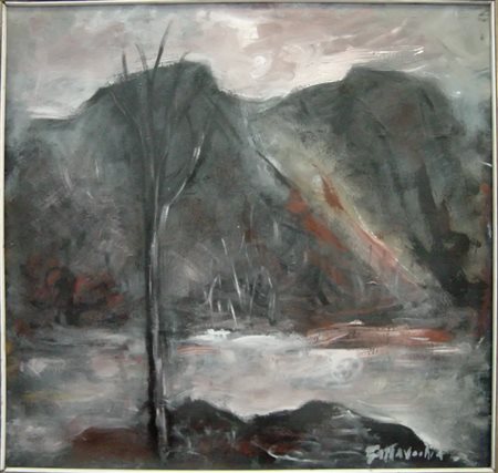 Aristide Gattavecchia, “Paesaggio Invernale II” 1991