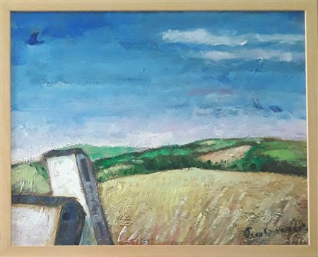 Piero Comandè, Periferia + paesaggio (campo di grano)