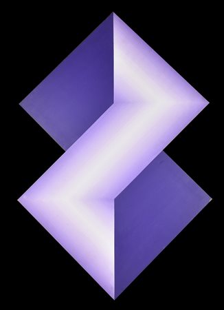 Fernanda Fedi (1940) MODULARE, 1976 acrilico su tavola, cm 85x57 sul retro:...