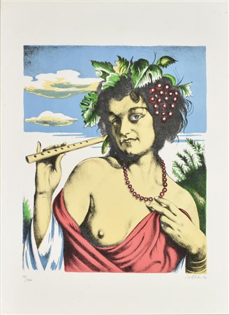 Gregorio Sciltian L'AUTUNNO, 1974 litografia su carta, cm 70x50; es. 101/120...