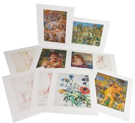 Oskar Kokoschka KOKOSCHKA, 2000 volume contenente 11 tavole, cm 40x32...