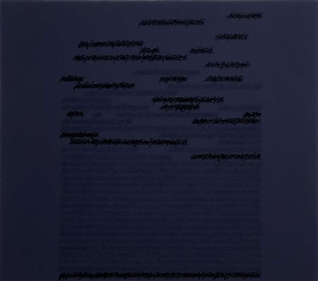 Alessandro Algardi, Poema evanescente, 2019, olio e acrilico su tela, 80x90...