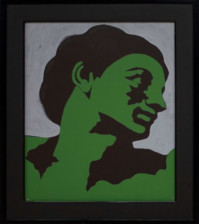 Tano Festa, Da Michelangelo, 1978, acrilico su tela, 55x46 cm, opera...