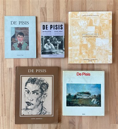 FILIPPO DE PISIS - Lotto unico di 5 cataloghi