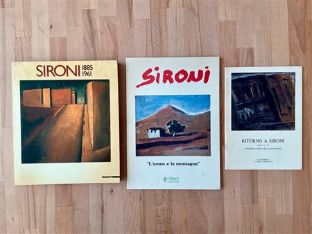 MARIO SIRONI - Lotto unico di 3 cataloghi
