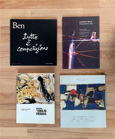 ARTE ITALIANA E INTERNAZIONALE DEL DOPOGUERRA - Lotto unico di 4 cataloghi