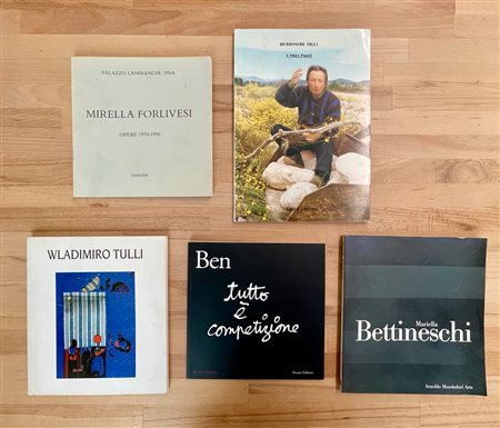 ARTE CONTEMPORANEA E DEL DOPOGUERRA - Lotto unico di 5 cataloghi