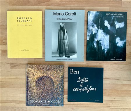 ARTE CONTEMPORANEA - Lotto unico di 5 cataloghi