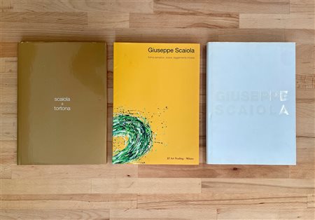 GIUSEPPE SCAIOLA - Lotto unico di 3 cataloghi