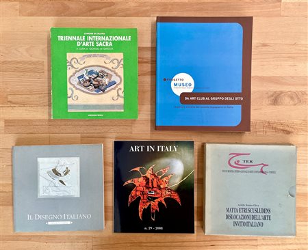 COLLETTIVE D'ARTE ITALIANA - Lotto unico di 5 cataloghi