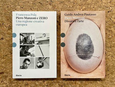 PIERO MANZONI - Lotto unico di 2 saggi illustrati