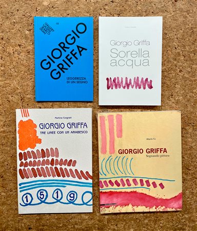 GIORGIO GRIFFA - Lotto unico di 4 cataloghi