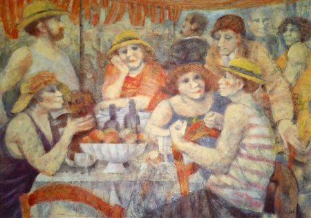 SQUILLANTINI REMO Stia (FI) 1920 Senza titolo Serigrafia su carta es. prova...