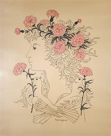 CRIPPA LUCA Seregno (Mb) 1922 Senza titolo 1976 Pennarello e china su carta...