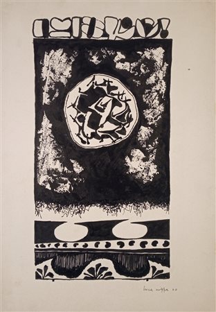 CRIPPA LUCA Seregno (Mb) 1922 Senza titolo 1960 China su carta 50,00x35,00...