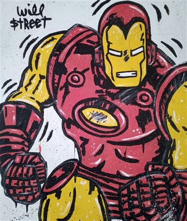 WILL STREET Stati Uniti (Stati Uniti) 1979 Iron 2017 Olio su tela 67,00x57,00...