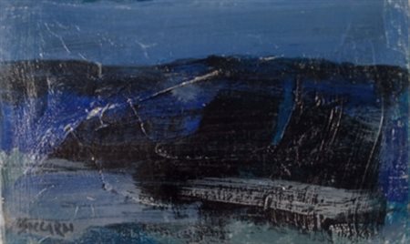 SACCARDI CARLO Monte Bello della Battaglia (Pv) 1921 Senza titolo Olio su...