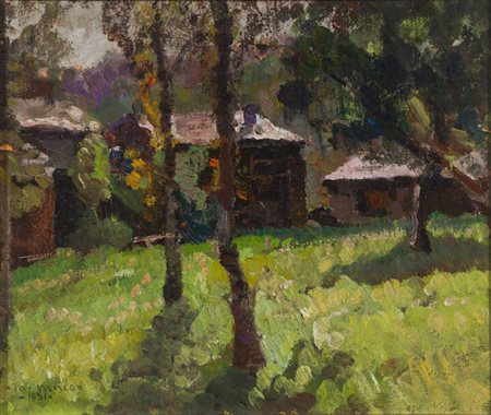 METELLO MERLO<BR>Milano 1886 - 1964 Torino<BR>"Col San Giovanni" 30-5-1931