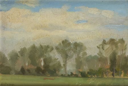 ORESTE PIZIO<BR>Torino 1879 - 1938<BR>"Paesaggio"