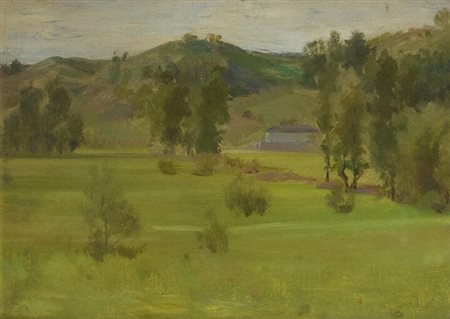 ORESTE PIZIO<BR>Torino 1879 - 1938<BR>"Paesaggio"