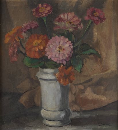VITTORIO BUORA<BR>Udine 1910 - 1972 Torino<BR>"Vaso di fiori"