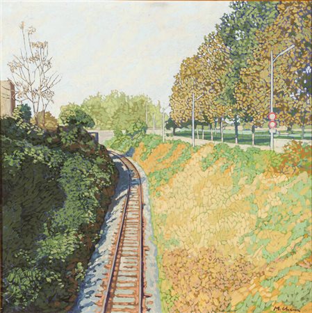 MAURO CHESSA<BR>Torino 1933-2022 Torino<BR>"Rotaia"