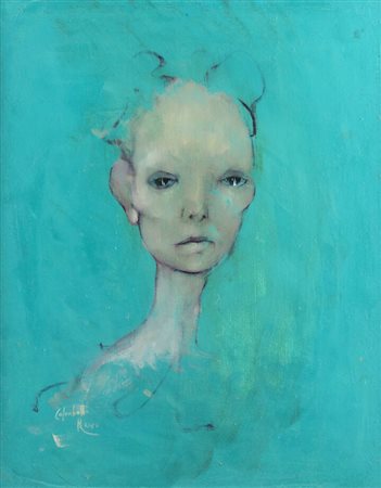 ENRICO COLOMBOTTO ROSSO<BR>Torino 1925 - 2013 Casale Monferrato (AL)<BR>"Volto"