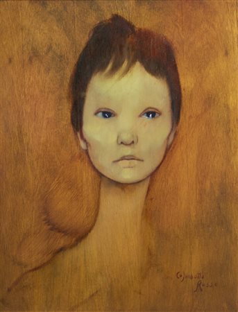 ENRICO COLOMBOTTO ROSSO<BR>Torino 1925 - 2013 Casale Monferrato (AL)<BR>"Volto"