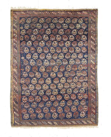 Afshar carpet with Botteh design. Persia