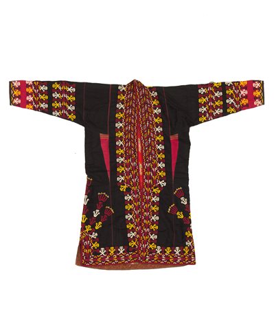 Chyrpy ceremonial dress. Tekke tribe, Western Turkmenistan
