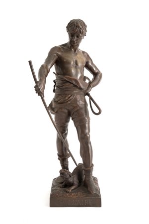  EUGe'NE MARIOTON. Sculpture "BELLUAIRE"