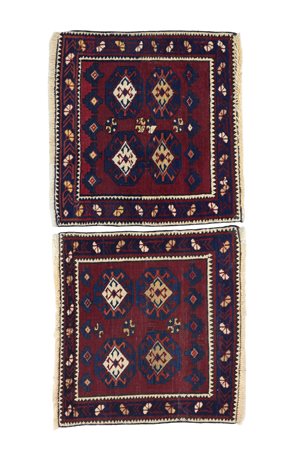 Pair of Bag Face Shirvan. Caucasus