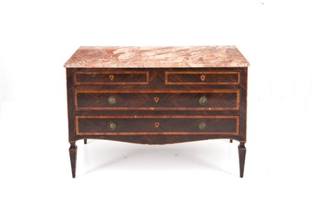 Dresser with pink marble top