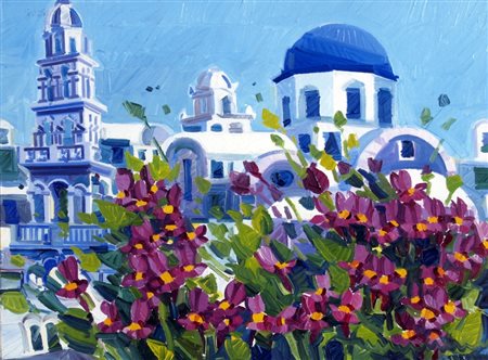 FACCINCANI ATHOS (Peschiera D/G 1951) "Paesaggio" Olio su tela cm. H: 30.00...