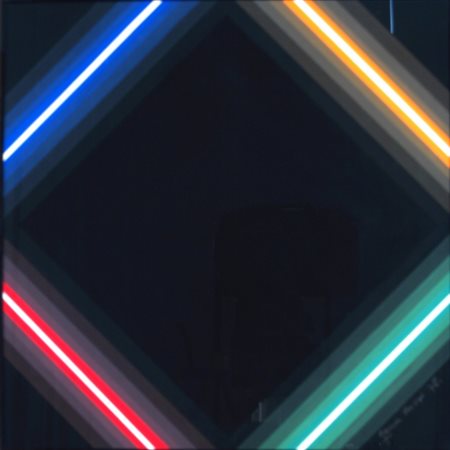 GARCIA ROSSI HORACIO (Buenos Aires 1929) "Senza titolo" 1978 Tempera su...