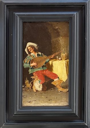 Filippo Marantonio Napoli 1863 - 1937, Suonatore di Cetra