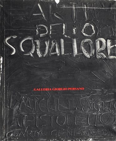 ARTI DELLO SQUALLORE. MICHELANGELO PISTOLETTO. QUARTA GENERAZIONE a cura di...