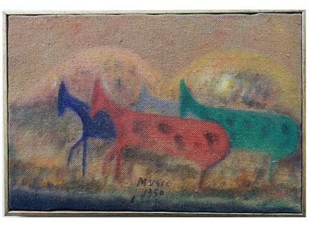 Zoran Music (Boccavizza 1909 -  Venezia 2005), Motivo Dalmata, 1950.